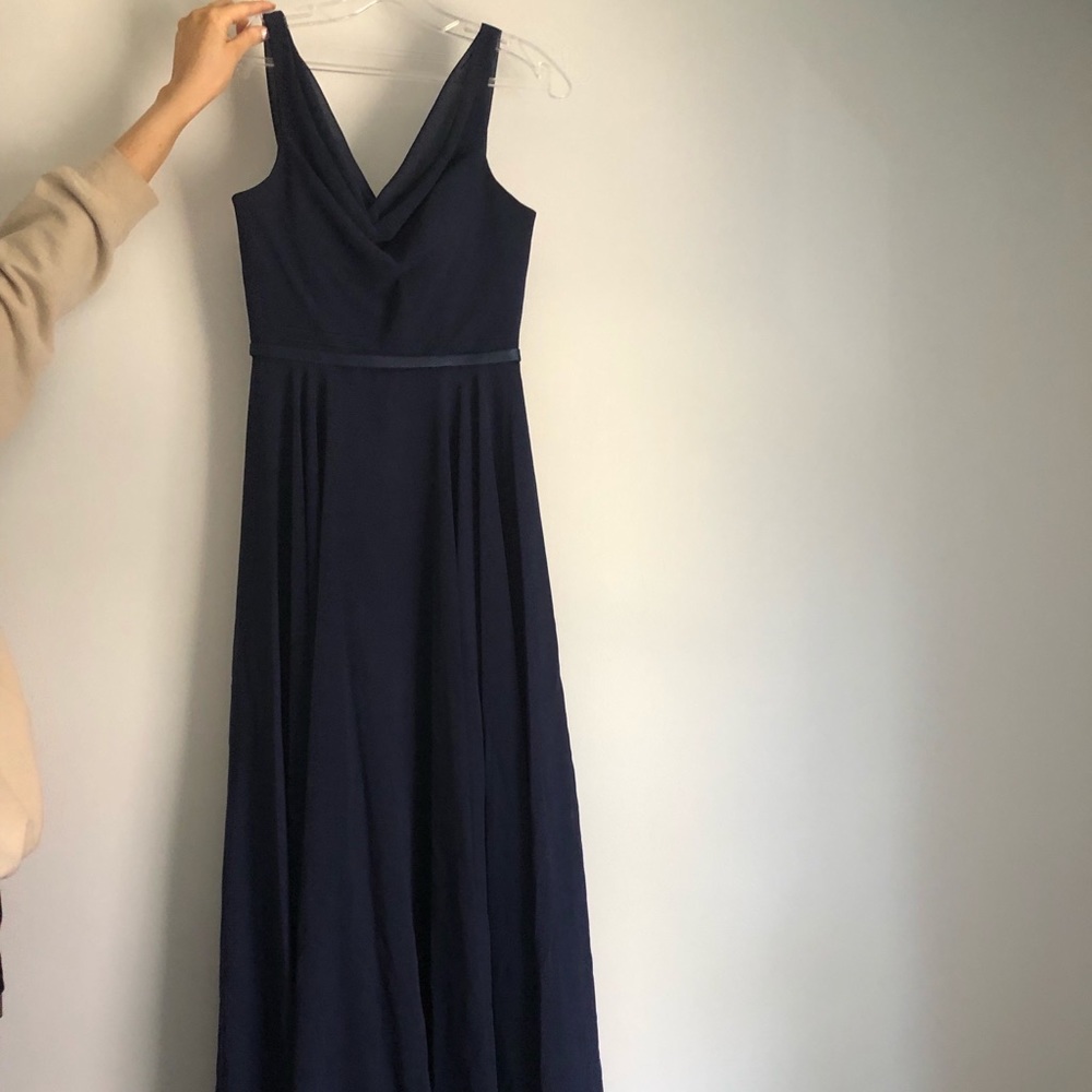 Navy prom dress